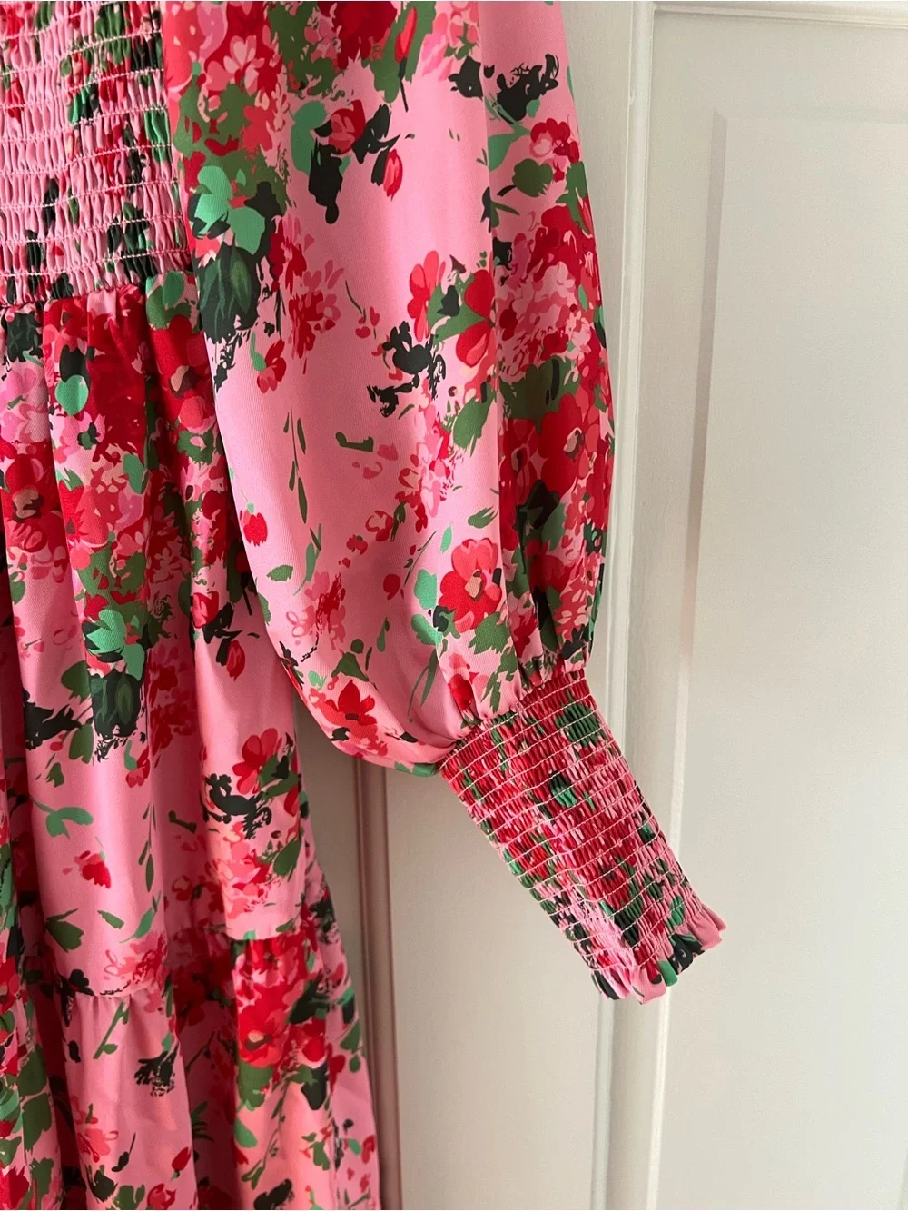 Tuckernuck Pink Peony Meadows Libby Long Sleeve Maxi Dress - Picture 5 of 5